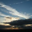 The sky of Glastonbury Tor #2, England