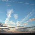 The sky of Glastonbury Tor #3, England