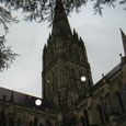 Salisbury Cathedral with orbs, England