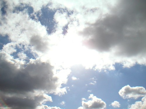 The sky of Glastonbury Tor #1, England