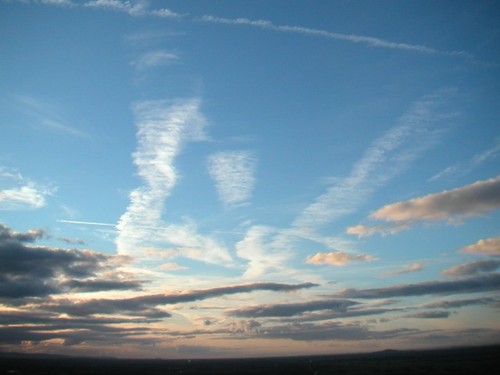 The sky of Glastonbury Tor #3, England